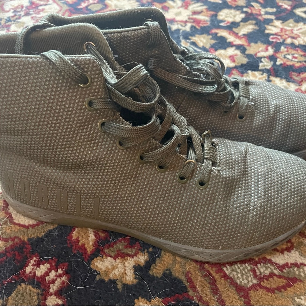 NOBULL Men's Olive High-Top Sneakers